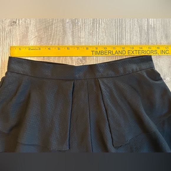 NEW BCBGENERATION BLACK TIERED FLIRTY SOFTGIRL TWEE MINI BALLETCORE SKIRT Sz 10. - Picture 10 of 13
